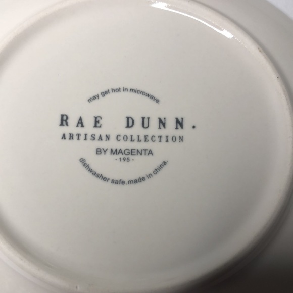 4 Rae Dunn Artisan Collection Autumn Appetizer Plates Leaf Pinecone Acorn Fall - Picture 4 of 4